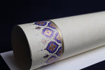 Load image into Gallery viewer, Loose sheets of paper for Arabic calligraphy with illuminated borders - pattern 6
