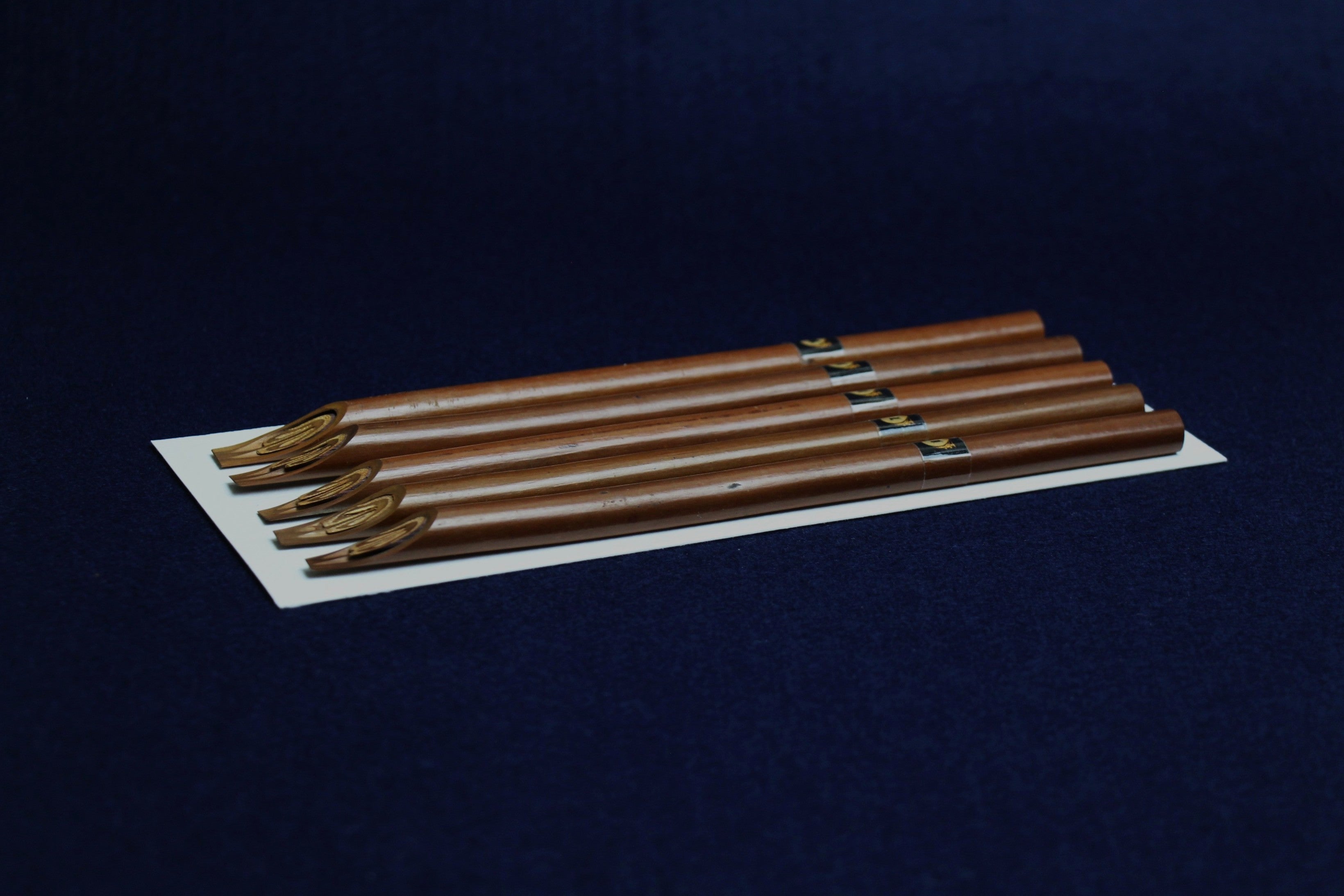 Handam Arabic calligraphy qalam dip pen for kufi mushafi script, set of 5, square nib