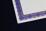 Load image into Gallery viewer, Loose sheets of paper with illuminated borders - pattern no. 10
