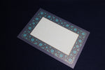 Load image into Gallery viewer, Loose sheets of paper with illuminated borders - for Arabic calligraphy, green, gold, grey
