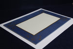 Load image into Gallery viewer, Book of 25 semi-gloss papers with decorated border (e)
