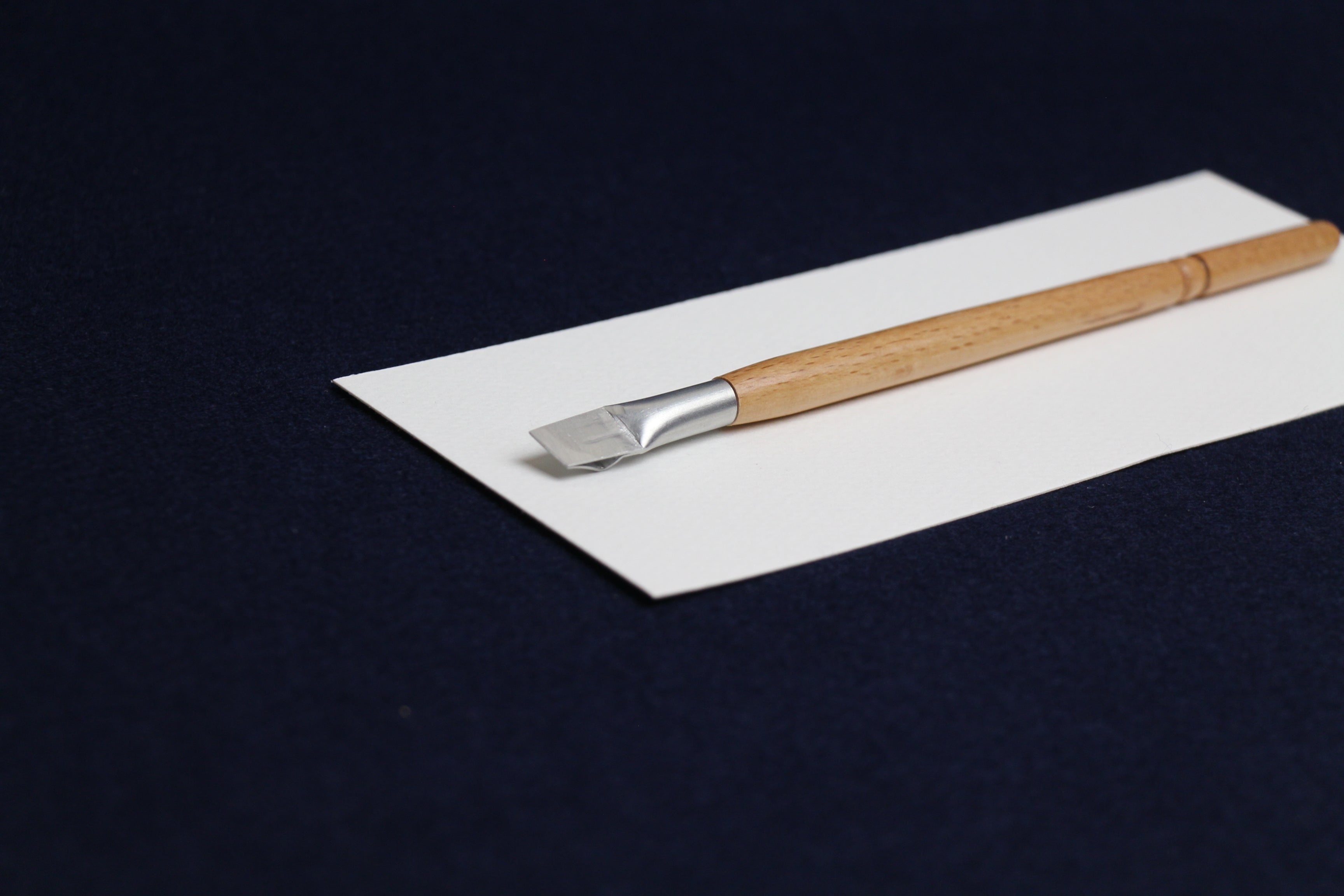 Qalam pen with aluminium nib for Arabic calligraphy:  5 - 10 mm, dip pen with left oblique nib