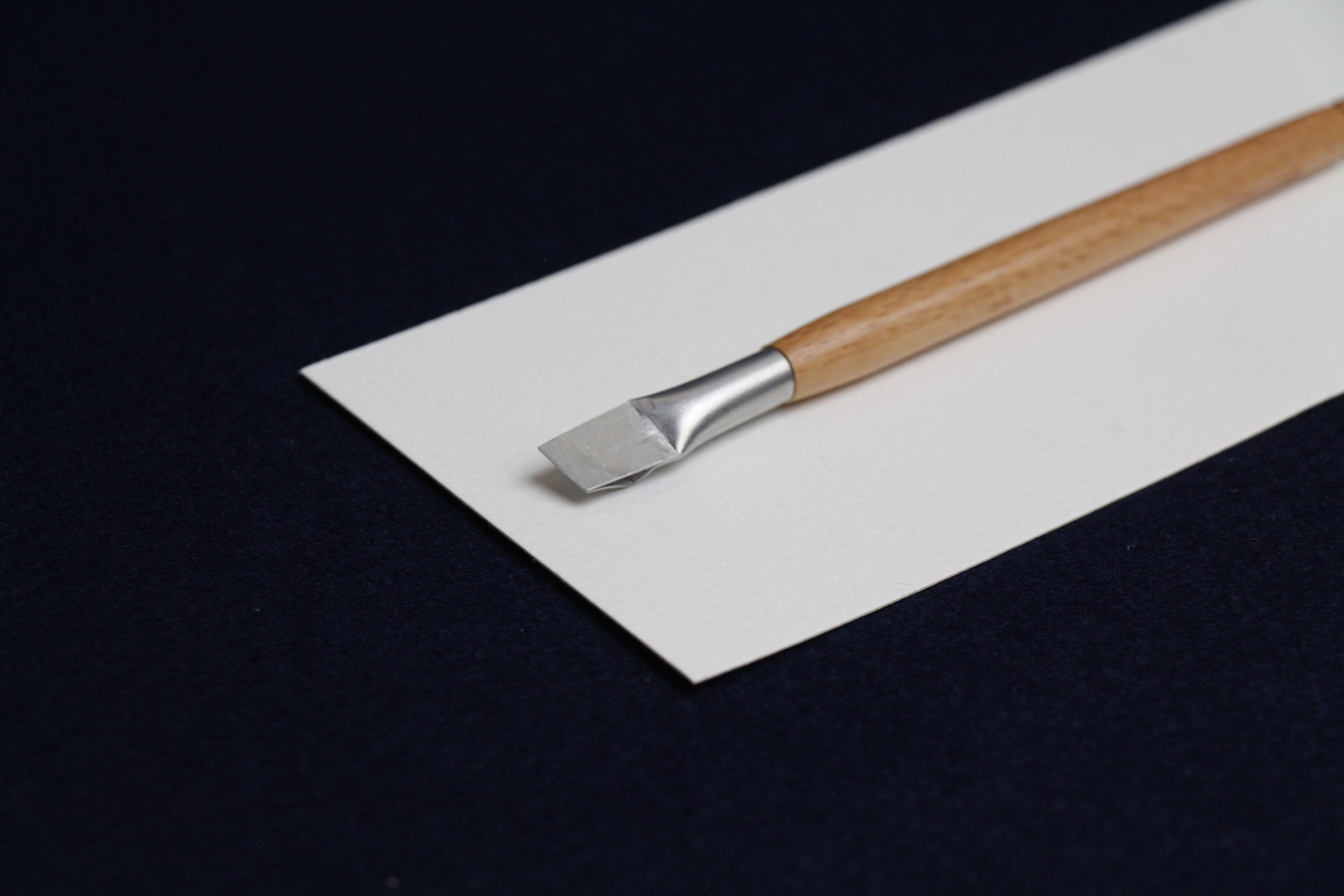 Qalam pen with aluminium nib for Arabic calligraphy:  5 - 10 mm, dip pen with left oblique nib