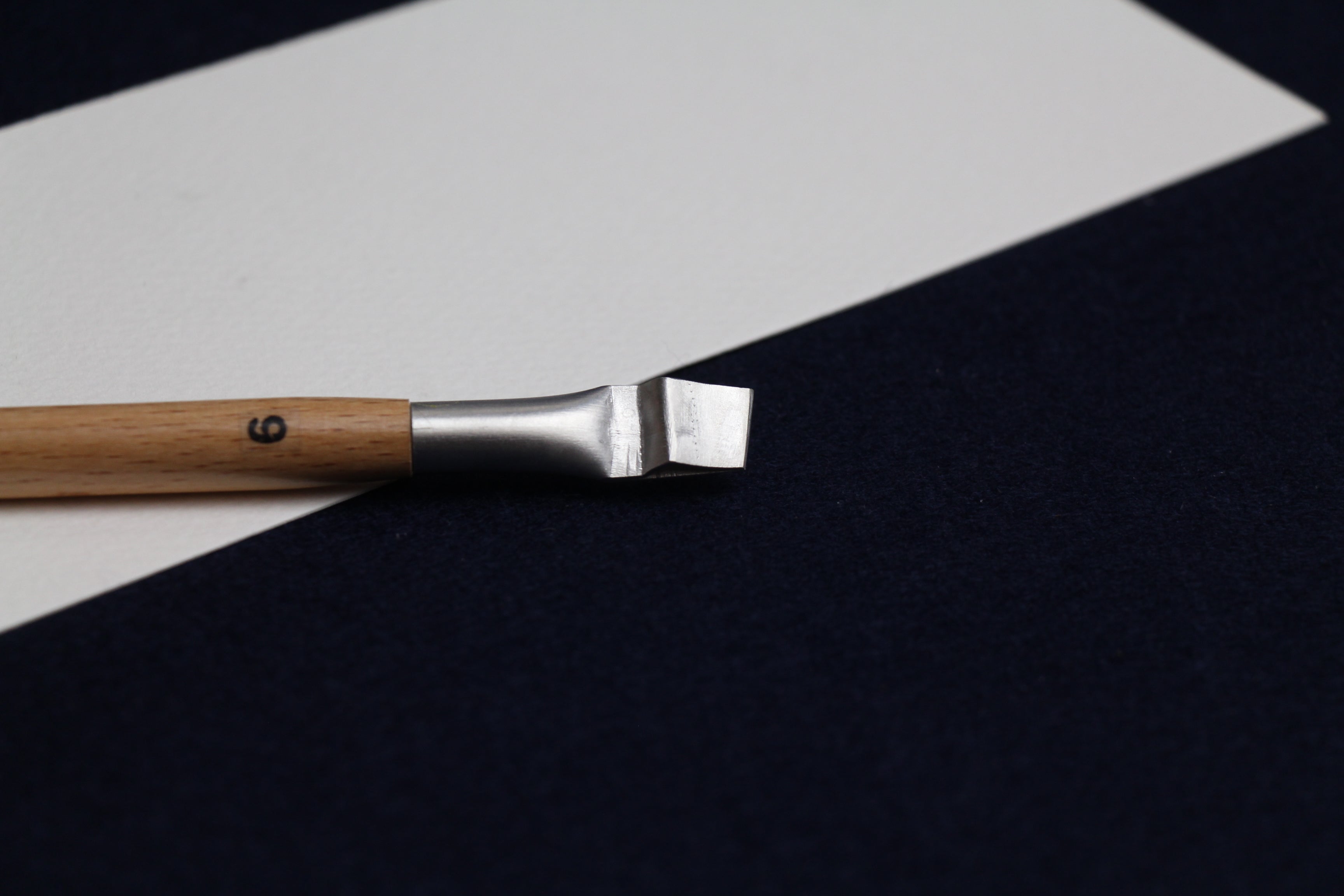 Qalam pen with aluminium nib for Arabic calligraphy:  5 - 10 mm, dip pen with left oblique nib