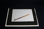 Load image into Gallery viewer, Rollable crazy horse leather writing mat: 40 x 30 cm - black

