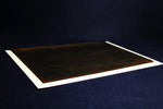 Load image into Gallery viewer, Crazy horse leather writing mat with backing: 40 x 30 cm - coffee
