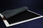 Load image into Gallery viewer, Leather writing mat with backing: 40 x 30 cm - black
