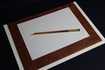 Load image into Gallery viewer, Leather writing mat with backing: 40 x 30 cm - tan
