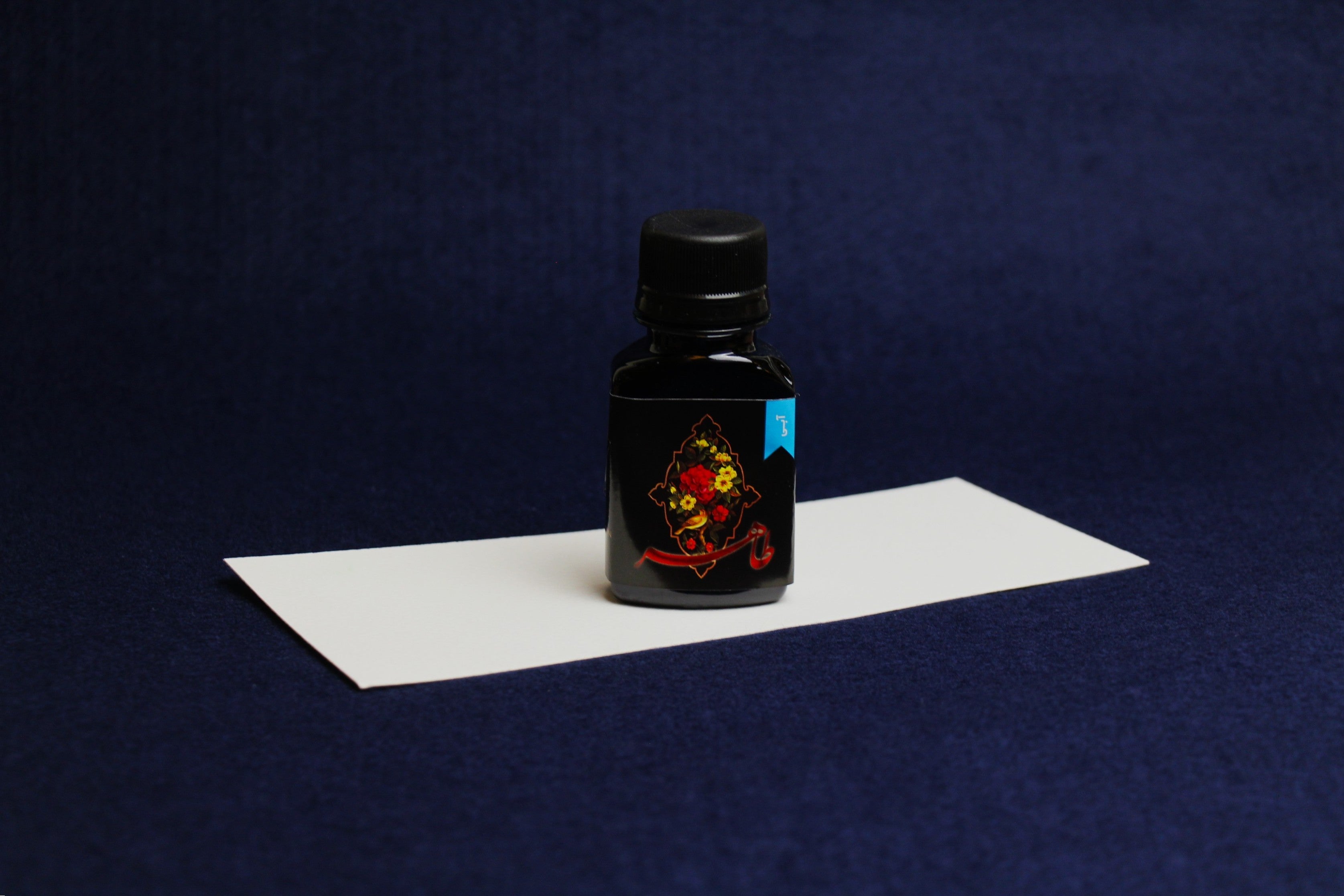 Taher traditional ink for Arabic calligraphy - blue