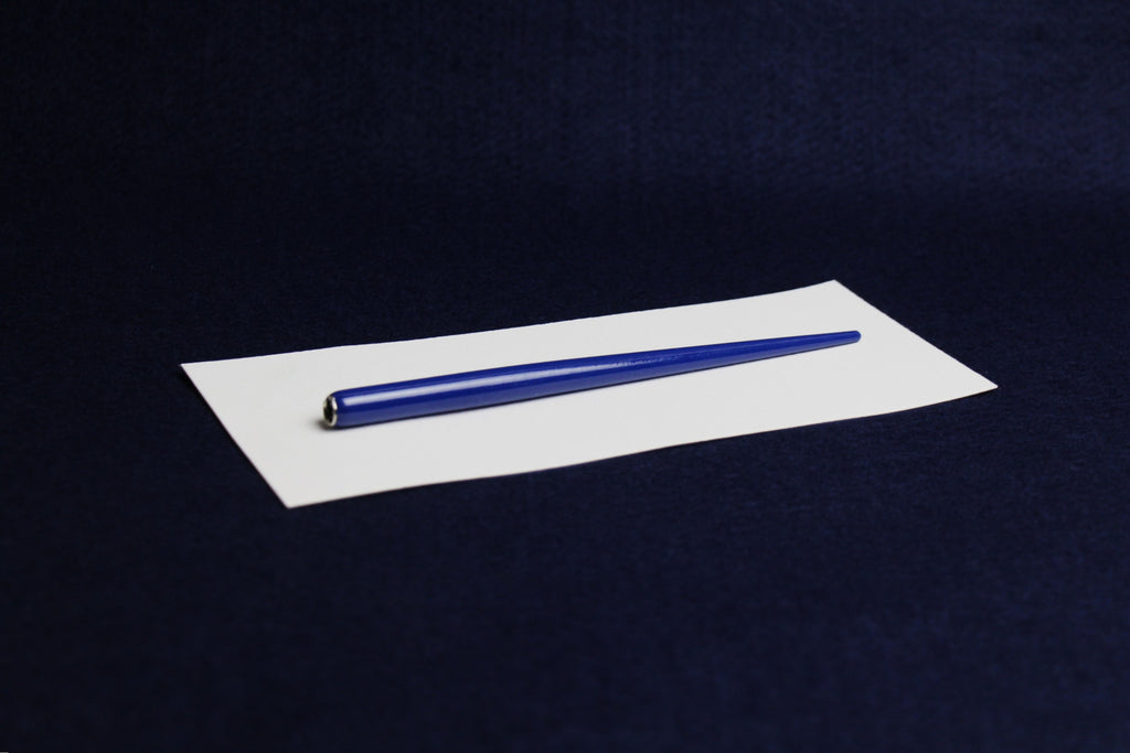 Standard wooden nib holder - blue