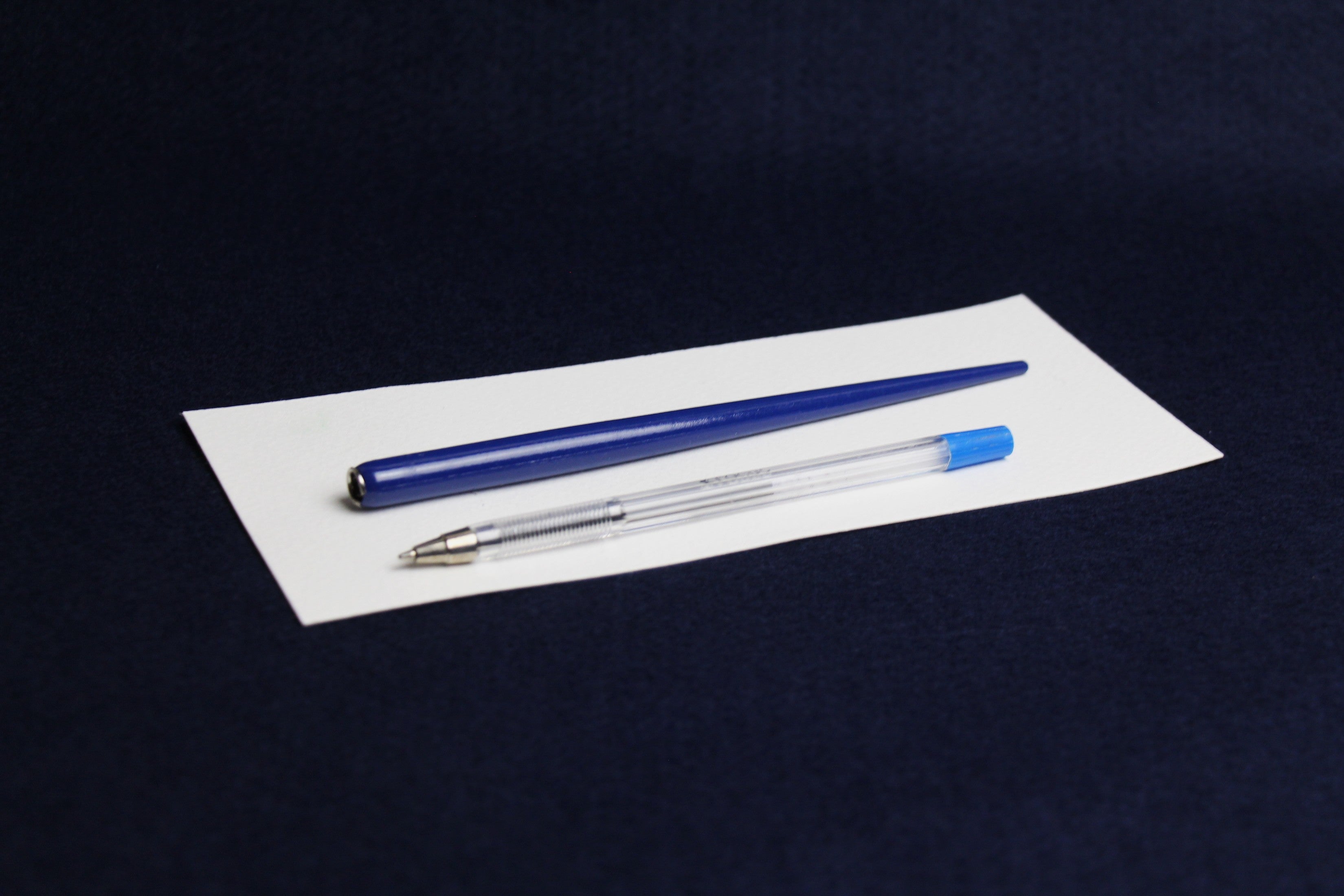 Standard wooden nib holder - blue