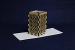 Load image into Gallery viewer, Light weight, laser cut wooden pen stand
