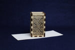Load image into Gallery viewer, Light weight, laser cut wooden pen stand
