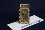 Load image into Gallery viewer, Light weight, laser cut wooden pen stand
