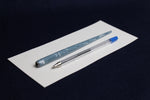 Load image into Gallery viewer, Standard nib holder - grey on dusty blue marble
