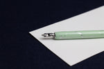 Load image into Gallery viewer, Standard nib holder - grey on mint green marble
