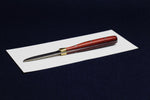Load image into Gallery viewer, Knife for Arabic calligraphy qalam pens with dark red handle
