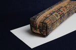 Load image into Gallery viewer, Cork fabric case with geometric print for Arabic calligraphy pens
