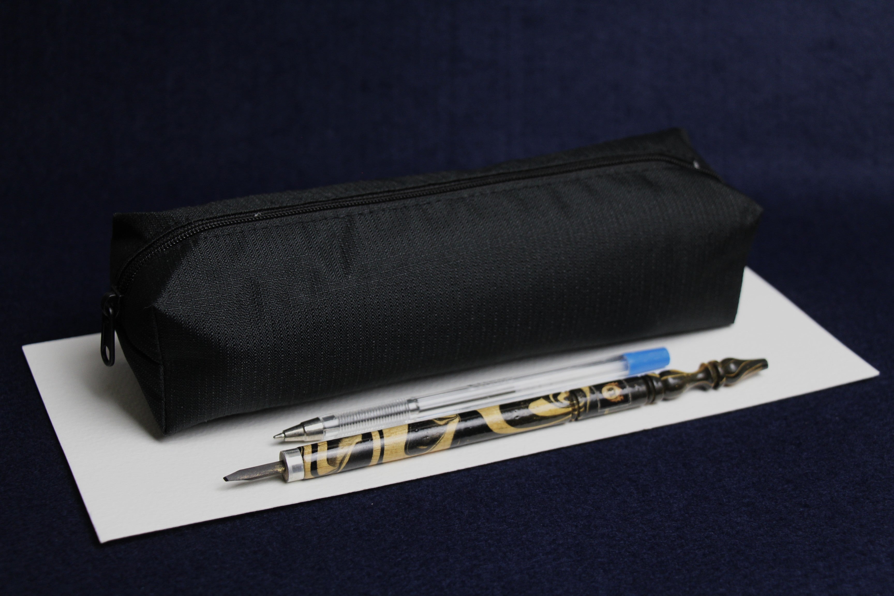 Black fabric case for Arabic calligraphy pens