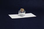 Load image into Gallery viewer, Square glass inkwell with cork stopper
