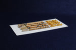 Load image into Gallery viewer, Set of 4  spotted bamboo qalams for Arabic calligraphy: 7 - 10 mm
