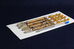 Load image into Gallery viewer, Set of 4  spotted bamboo qalams for Arabic calligraphy: 7 - 10 mm
