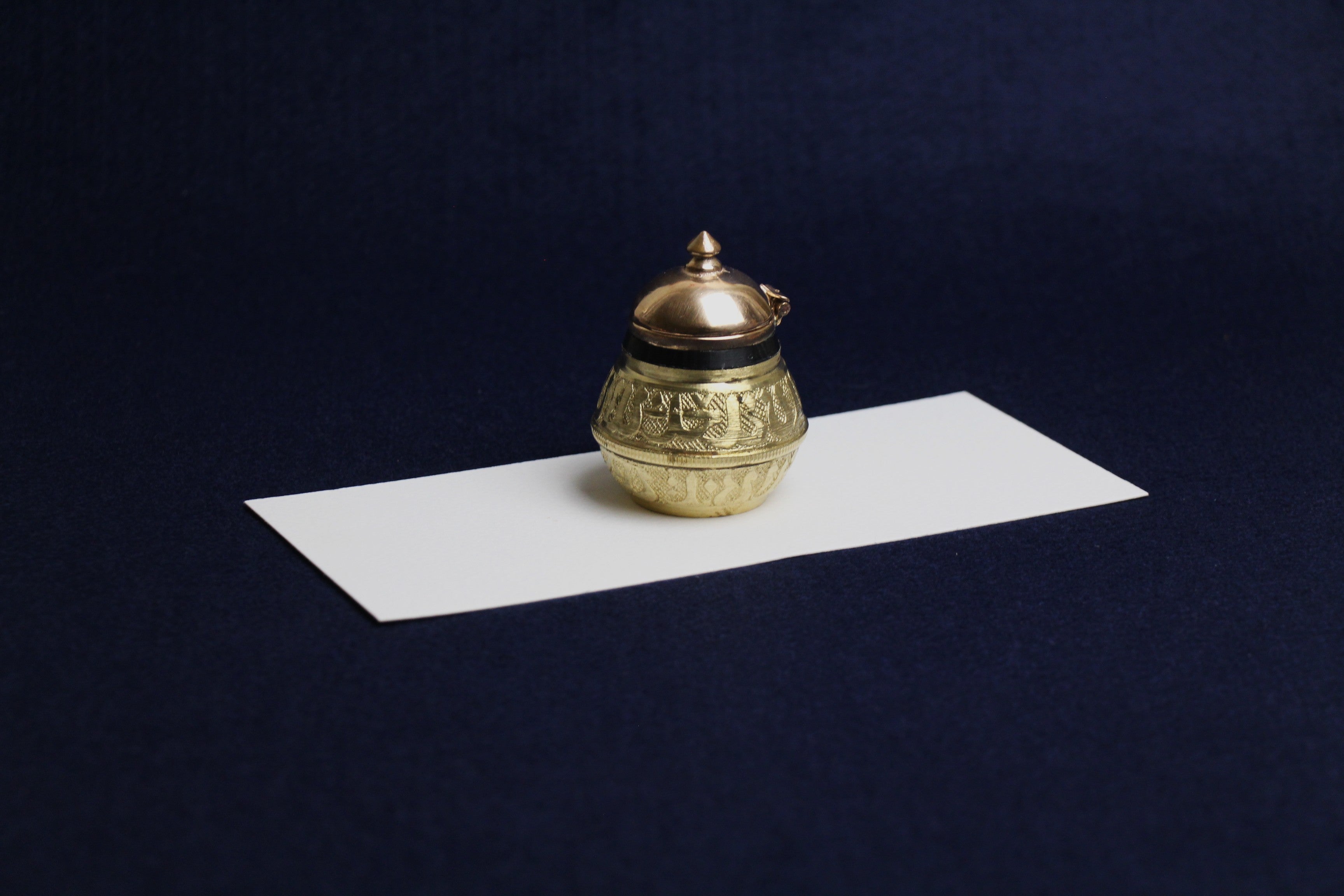 Brass / copper inkwell for Arabic calligraphy