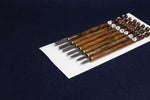 Load image into Gallery viewer, Set of 7 Javi dip qalam pens for Arabic calligraphy: 1 - 7 mm (a)
