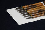 Load image into Gallery viewer, Set of 7 Javi dip qalam pens for Arabic calligraphy: 1 - 7 mm (b)
