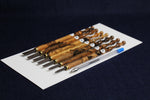 Load image into Gallery viewer, Set of 7 Javi dip qalam pens for Arabic calligraphy: 1 - 7 mm (b)
