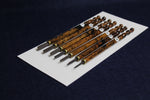 Load image into Gallery viewer, LEFT HAND Set of 7 Javi dip qalam pens for Arabic calligraphy: 1 - 7 mm (a)
