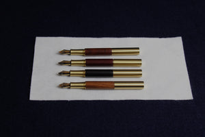 Mini pocket wooden fountain pens for Arabic calligraphy
