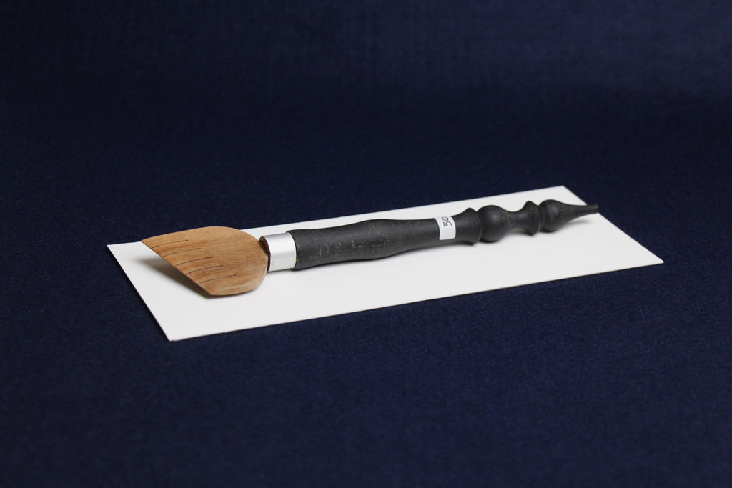 Extra wide qalam pen with wooden nib for Arabic calligraphy: 50 - 75 mm, ambidextrous dip pen