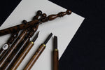 Load image into Gallery viewer, LEFT HAND Set of 7 Javi dip qalam pens for Arabic calligraphy: 1 - 7 mm (a)
