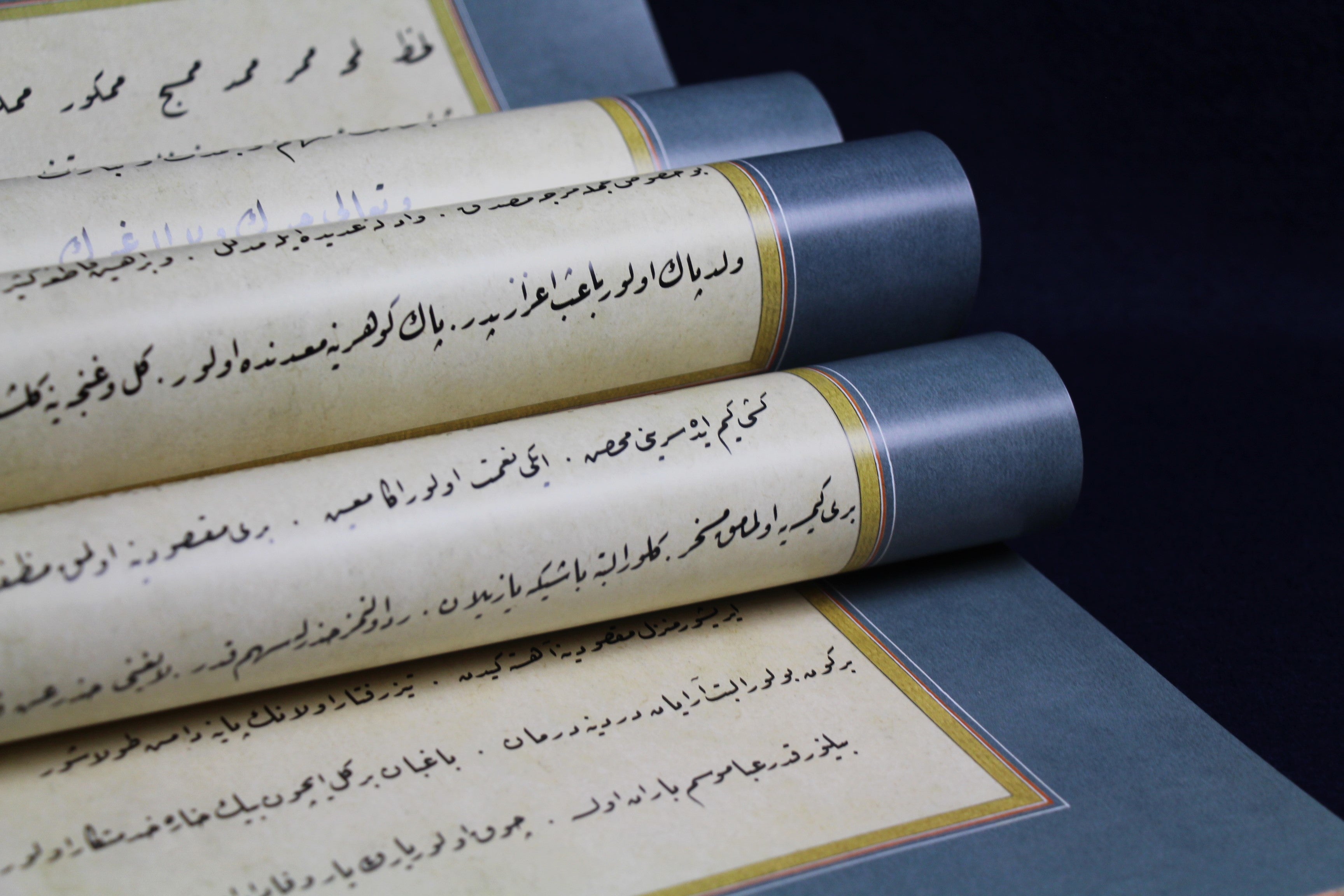 Arabic calligraphy model book for Ruq'a script - late Ottoman period