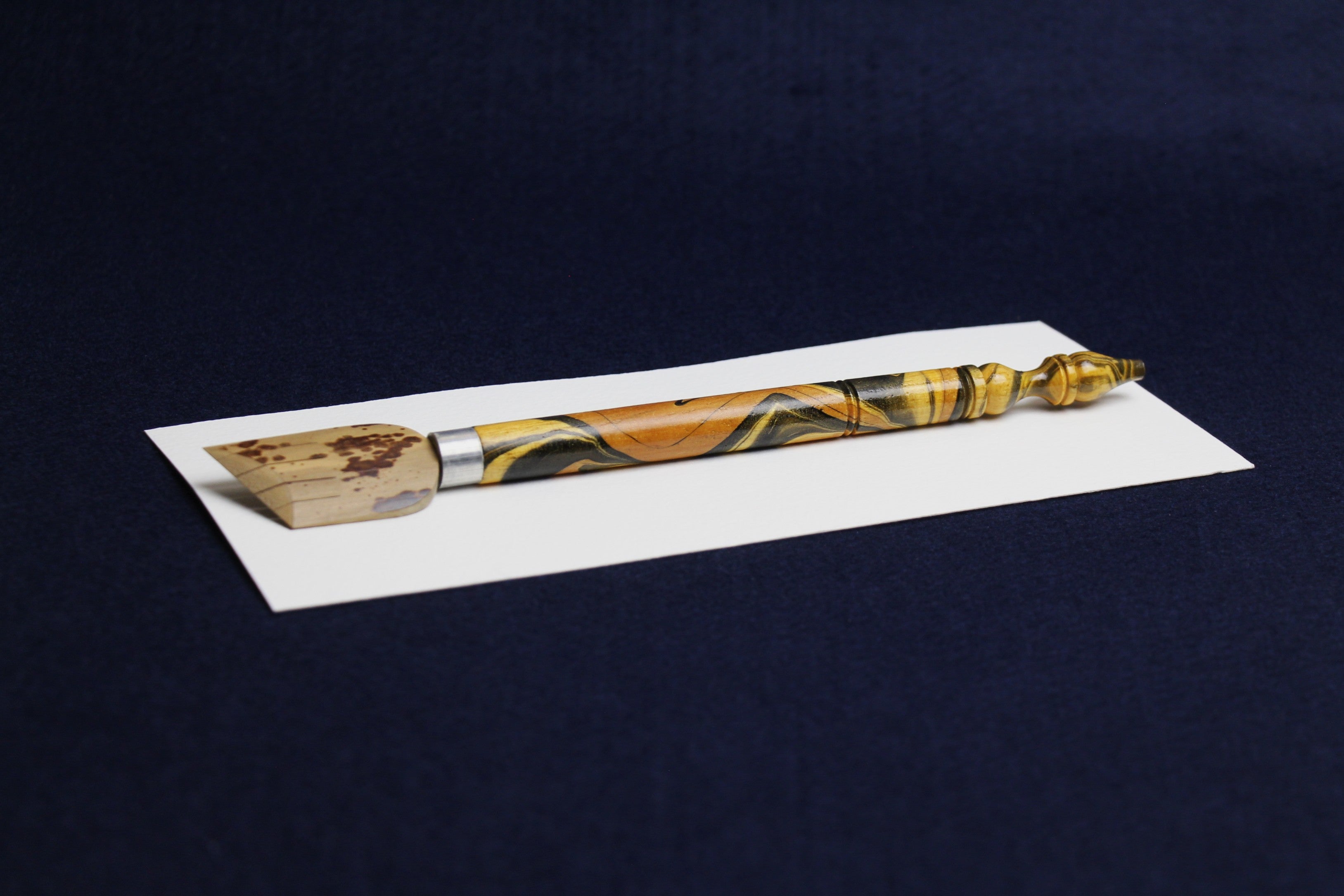 Wide bamboo pen for Arabic calligraphy: 31 - 35 mm, dip pen with left oblique nib