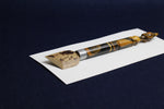 Load image into Gallery viewer, Wide bamboo pen for Arabic calligraphy: 36 - 40 mm, dip pen with left oblique nib
