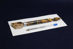 Load image into Gallery viewer, Wide bamboo pen for Arabic calligraphy: 36 - 40 mm, dip pen with left oblique nib
