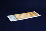 Load image into Gallery viewer, Set of 5 qalam pens with parallel plate aluminium nib for Arabic calligraphy: 2-4-6-8-10 mm
