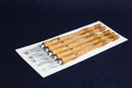 Load image into Gallery viewer, Set of 5 qalam pens with parallel plate aluminium nib for Arabic calligraphy: 2-4-6-8-10 mm
