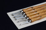 Load image into Gallery viewer, Set of 5 qalam pens with parallel plate aluminium nib for Arabic calligraphy: 2-4-6-8-10 mm
