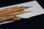 Load image into Gallery viewer, Set of 5 qalam pens with parallel plate aluminium nib for Arabic calligraphy: 2-4-6-8-10 mm
