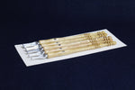 Load image into Gallery viewer, Set of 5 qalam pens with parallel plate aluminium nib for Arabic calligraphy: 2-4-6-8-10 mm
