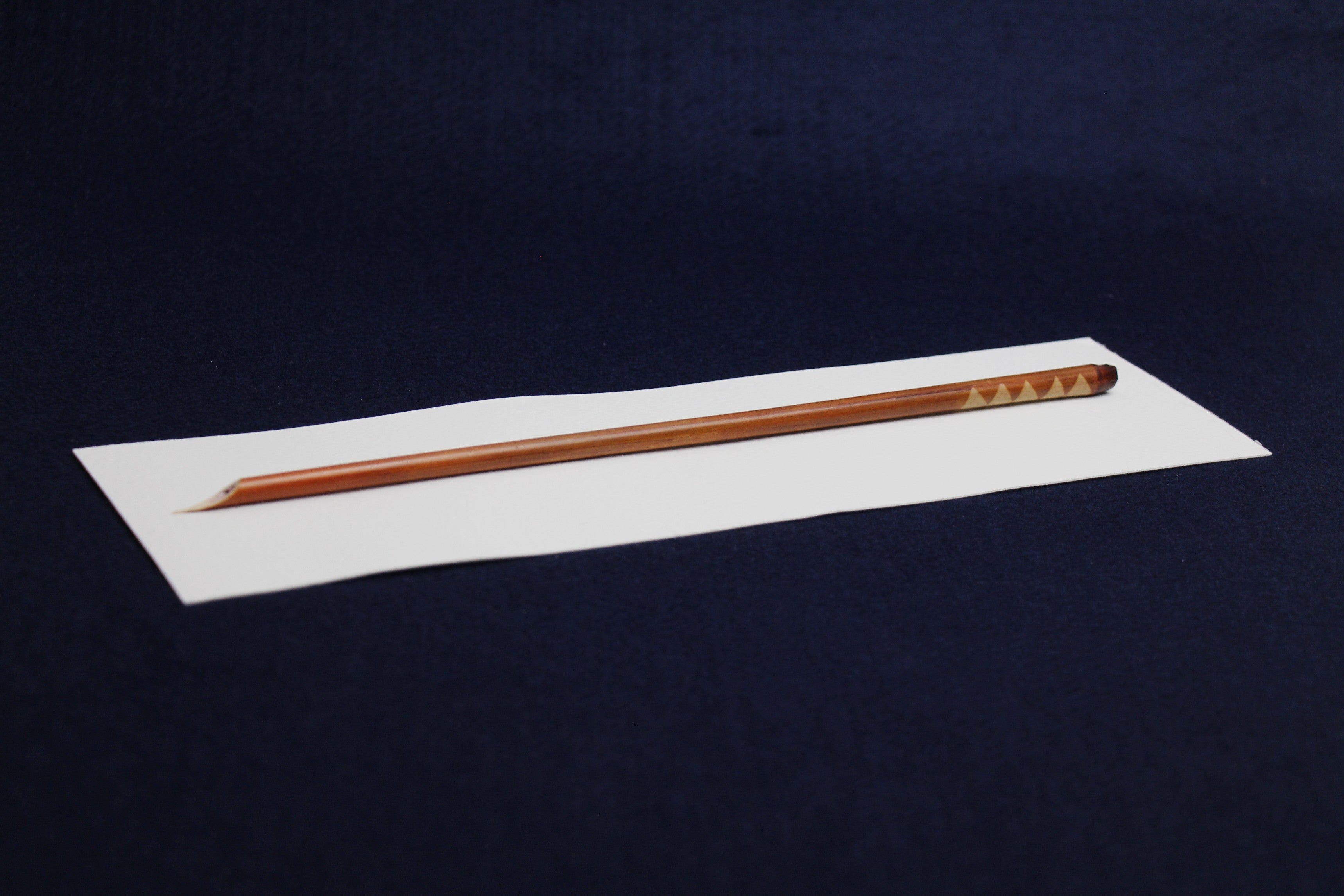 Traditional reed dip qalam pen for Arabic calligraphy - cut for Naskh script, left oblique nib