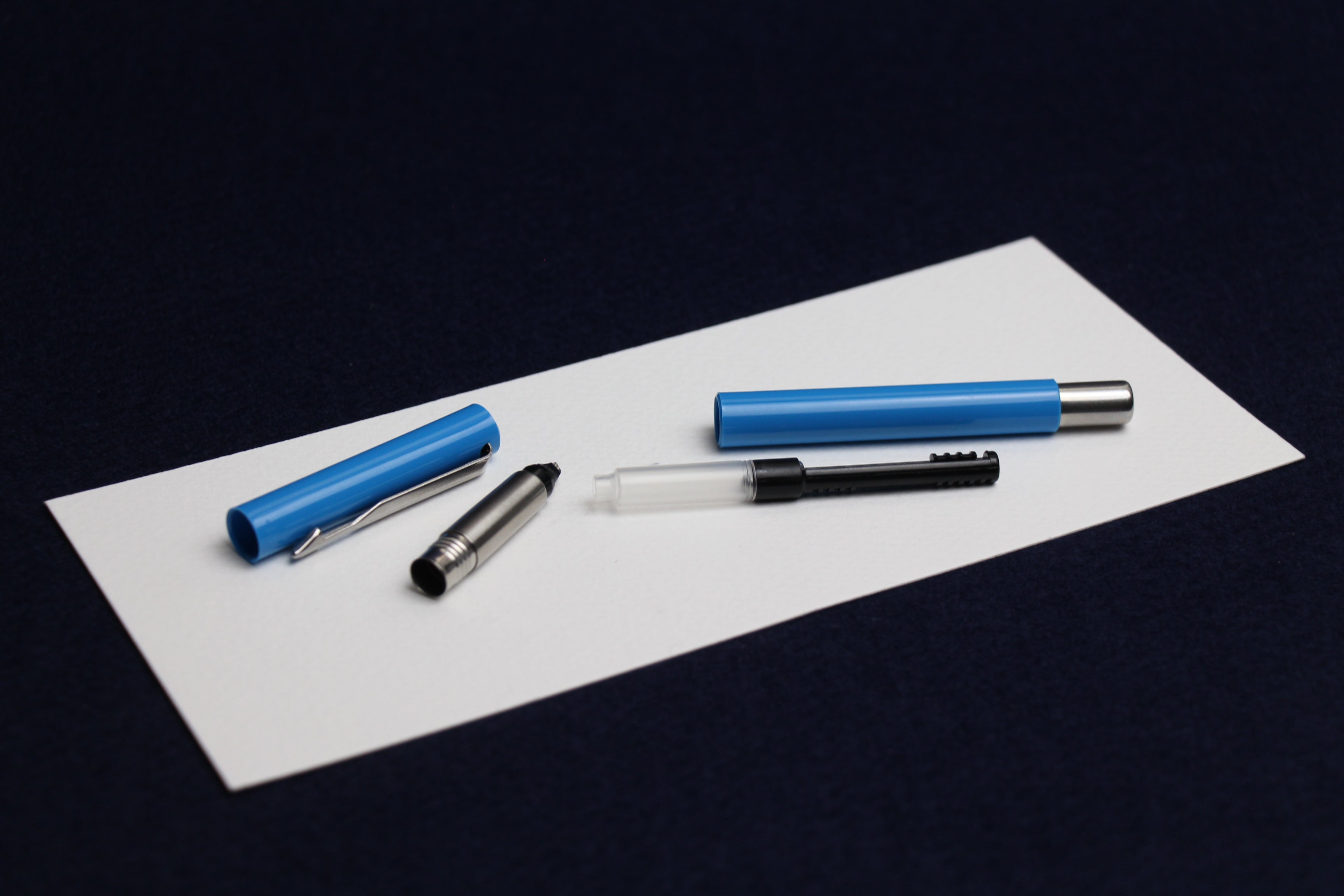 Parker Vector fountain pen with left oblique nib for Arabic calligraphy- light blue