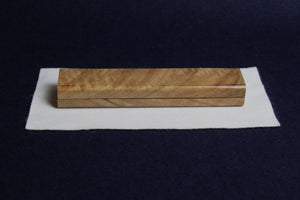 Metal screw-on nib set for Arabic calligraphy - 3 stainless steel nibs, turned wood handle, wooden box