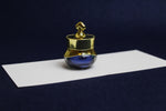 Load image into Gallery viewer, Mini acrylic blue and gold pot for ink

