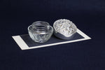 Load image into Gallery viewer, 50 ml  glass ink pot with plastic, crystal like lid
