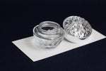 Load image into Gallery viewer, 50 ml  glass ink pot with plastic, crystal like lid
