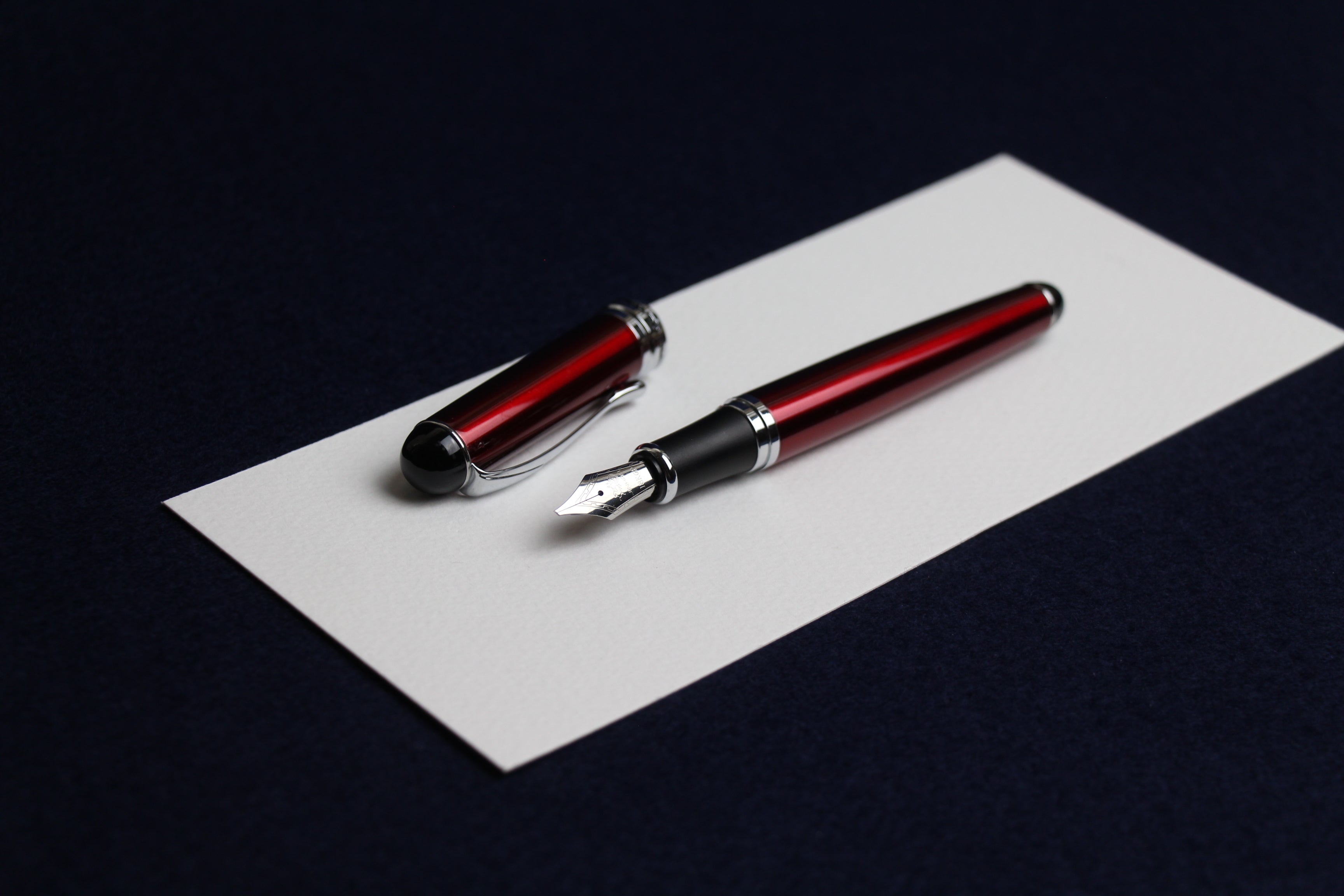Jinhao X750 fountain pen with left oblique nib - red for Arabic calligraphy